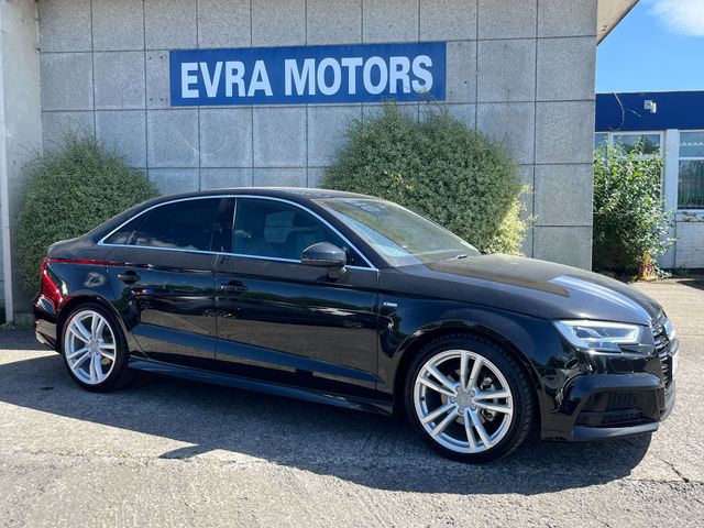 Image for 2021 Audi A3 SALOON S-LINE AUTOMATIC 1.4 PETROL //VERY LOW MILES//HIGH SPEC//HALF LEATHER HEATED SEATS//REVERSE CAMERA//KEYLESS ENTRY//ADAPTIVE CRUISE CONTROL//