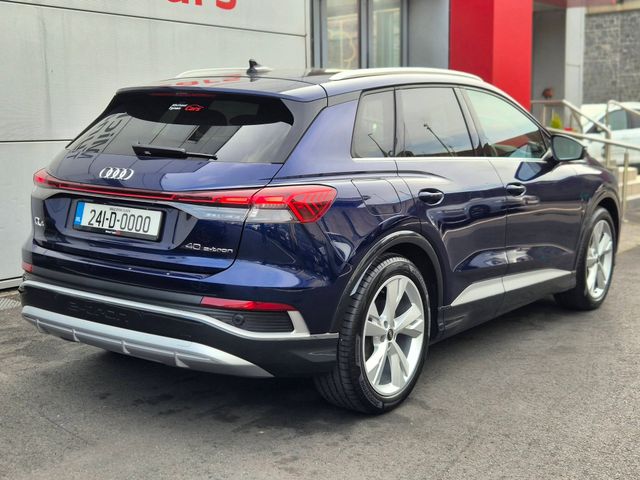 Image for 2024 Audi Q4 e-tron 40 S Line, 82kwh, 20" Alloys, Car Play, Electric Tailgate, 1/2 Leather - First Reg in March 2024 - Trade in Price €38, 555