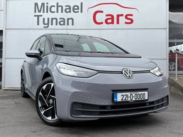 Image for 2022 Volkswagen ID.3 Pro 58KWH Life, 18” Alloys, Climate Control, Heated Seats, CarPlay, Lane Departure - First registered in March 2022 - Trade in Price €21, 444