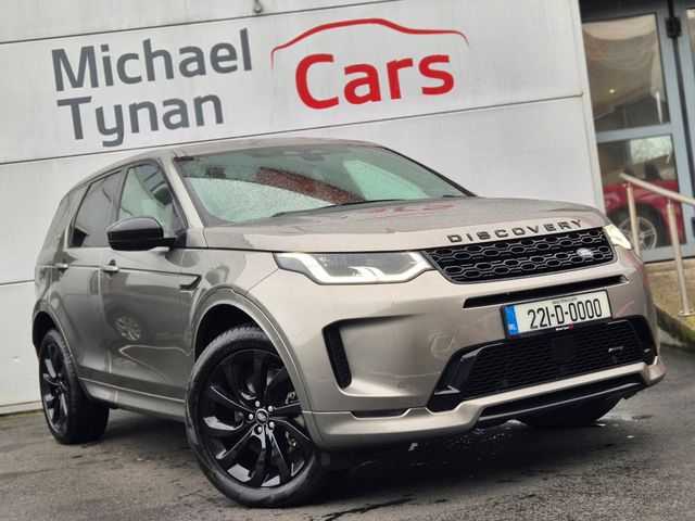 Image for 2022 Land Rover Discovery Sport R-Dynamic P300e Automatic, AWD, Panoramic roof, Black & Beige Leather, Black 20" Alloys, Reverse Camera, Blind Spot Detection - August 2022 - Trade in Price €40, 999.