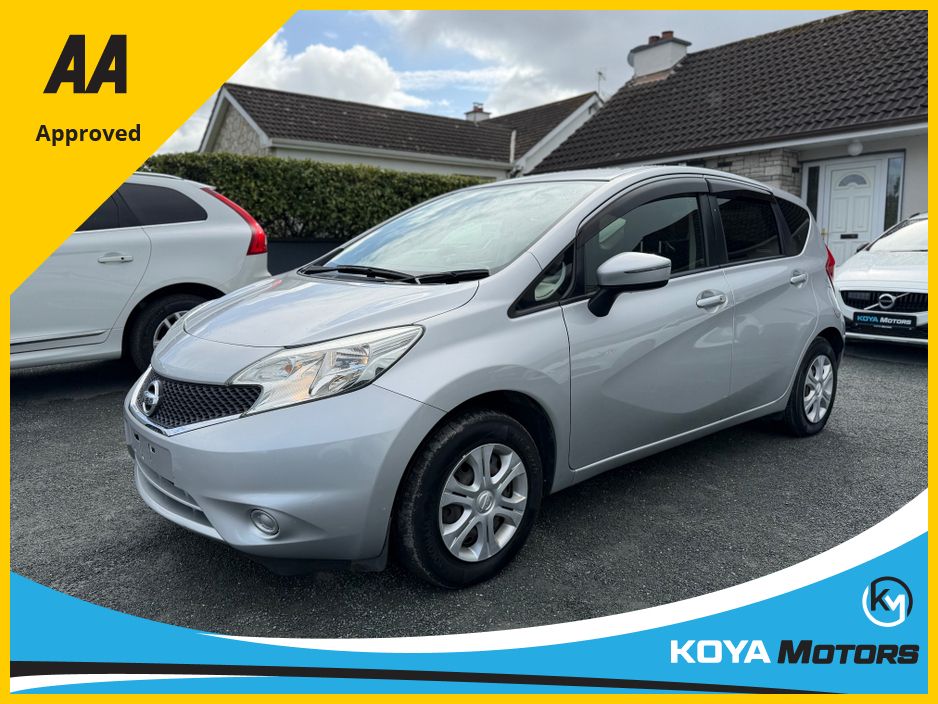 Image for 2015 Nissan Note 1.2 X PETROL CVT AUTOMATIC // BRILLIANT SILVER METALLIC // LANE ASSIST // PRIVACY PACK // TWO TONE INTERIOR // REVERSING CAMERA // AA DEALER APPROVED 2026 