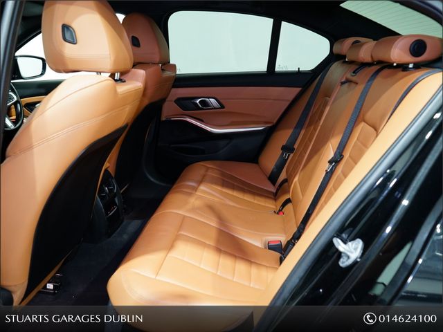 Image for 2021 BMW 3 Series 330 G20 E M Sport 4DR Auto CARBON BLACK WITH CONGAC LEATHER, 18” ALLOYS, HEATED FRONT SEATS, 