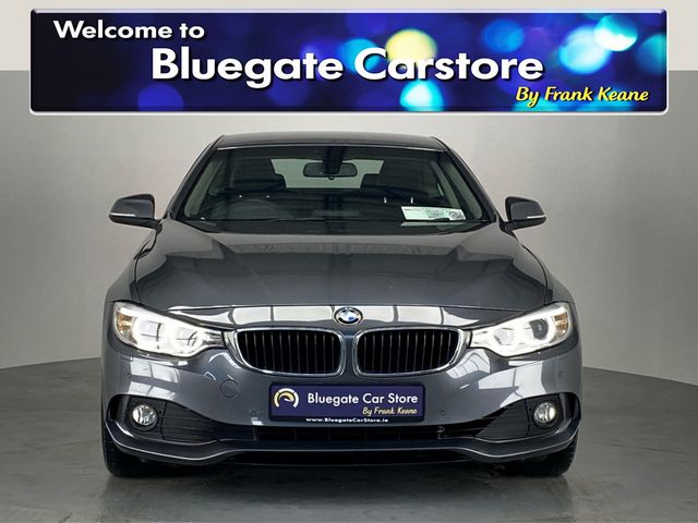 Image for 2017 BMW 4 Series 420I**NEW 19" ALLOYS **Parking Sensors**Sat Navigation**Black Leather Interior**Heated Seats**Foldable Mirrors**Air Conditioning**Multifunctional Steering Wheel**Isofix**Finance Available**