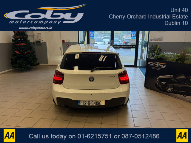Image for 2012 BMW 1 Series 1.6 5DR AUTO M-Sport . NCT Cruise Control, Dual Climate Control, Alloy Wheels, Revers Camera, Bluetooth, Folding Rear Seats, CD Player &amp; more.