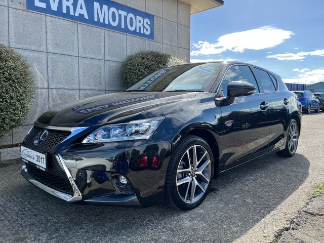 Image for 2017 Lexus CT 200h F-SPORT AUTOMATIC HYBRID 1.8 PETROL //LOW MILES//FULL ELECTRIC HEATED SEATS//KEYLESS ENTRY//REVERSE CAMERA//ADAPTIVE CRUISE CONTROL//