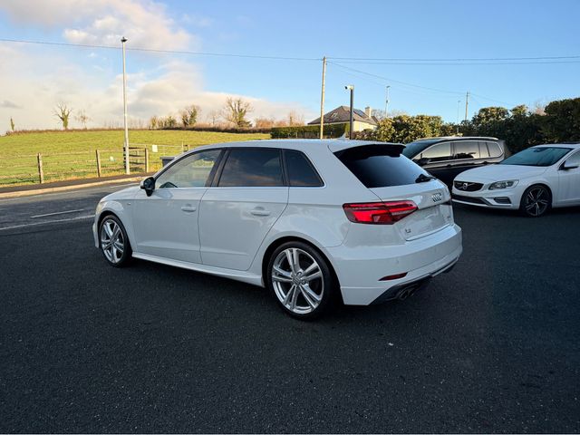 Image for 2017 Audi A3 1.4 TFSI S LINE PRO EDITION PETROL AUTOMATIC // VIRTUAL DASH // HALF LEATHER // PARK ASSIST W/ REVERSING CAMERA // FACTORY BLACK EDITION // FLAT BOTTOM STEERING WHEEL // UPGRADED AUDI SPORT ALLOYS
