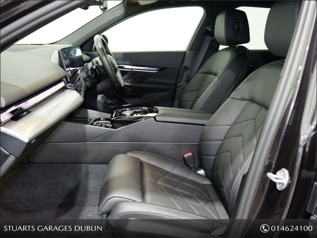 Image for 2025 BMW 5 Series *COMFORT PLUS PACK AND 20” 938 STAR ALLOYS* SOPHISTO GREY METALLIC, BLACK QUILTED LEATER INTERIOR, 20” 938m ALLOYS, COMFORT ACCESS, HEATED STEERING WHEEL