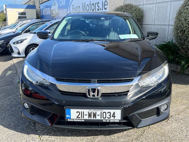 Image for 2021 Honda Civic PREMIUM SALOON 1.0 PETROL MANUAL //HIGH SPEC//FULL HONDA HISTORY//FULL LEATHER HEATED SEATS//REVERSE CAMERA//SAT NAV//SUNROOF//KEYLESS ENTRY//
