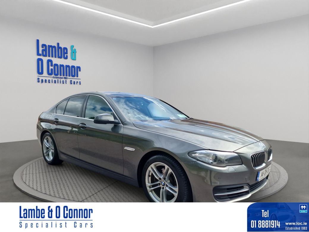 Image for 2014 BMW 5 Series 520D SE AUTO * GREY MET / BLACK LEATHER * SAT NAV * SERVICE HISTORY * BEST VALUE * 
