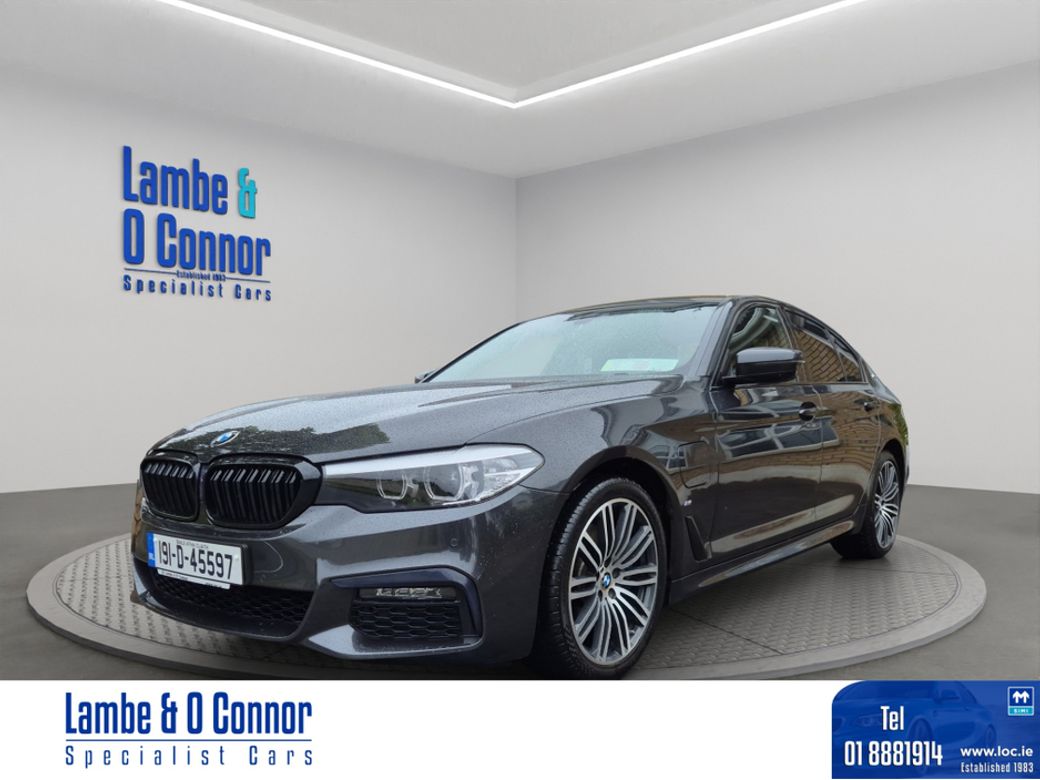 Image for 2019 BMW 5 Series 530e M SPORT AUTO * SOPHISTO GREY / BLACK DAKOTA LEATHER * ONLY 24K MILES * BMW SERVICE RECORD * 19" ALLOYS * PRIVACY GLASS * HEATED SPORTS SEATS * SAT NAV * 