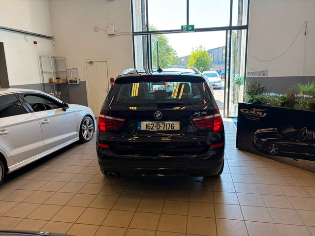 Image for 2016 BMW X3 5DR AUTO SDRIVE 18D NCT, Pan Roof, Full Leather, 2 Keys, Alloy Wheels, Bluetooth, MFSW, Heated Seats, Cruise Control, Dual Climate Control, Sat Nav, Parking sensors, Motorised Tailgate and more.