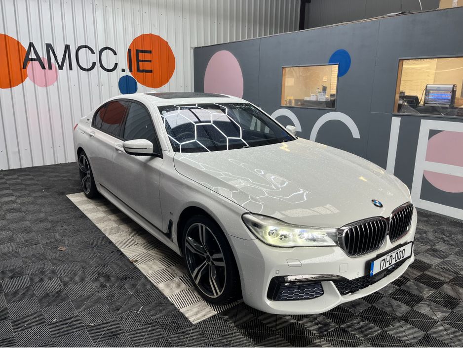 Image for 2017 BMW 7 Series €26950 2017 BMW 740E IPERFORMANCE M-SPORT 2.0 AUTOMATIC / CRUISE CONTROL / 360° CAMERA / ELECTRIC MEMORY HEATED & MASSAGING SEATS / PADDLE SHIFTERS / PANORAMIC SUNROOF / AMBIENT LIGHTS