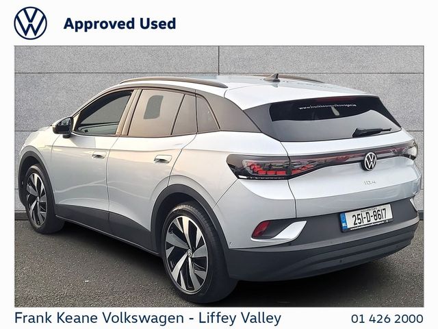 Image for 2025 Volkswagen ID.4 77KWH PRO PLUS 286BHP *DRAMMEN ALLOYS* *SCALE SILVER* *LONGER RANGE* *ELECTRIC TAILGATE* *IQ HEADLIGHTS* *REAR VIEW CAMERA* *PCP AVAILABLE* *BATTERY CERTIFIED*
