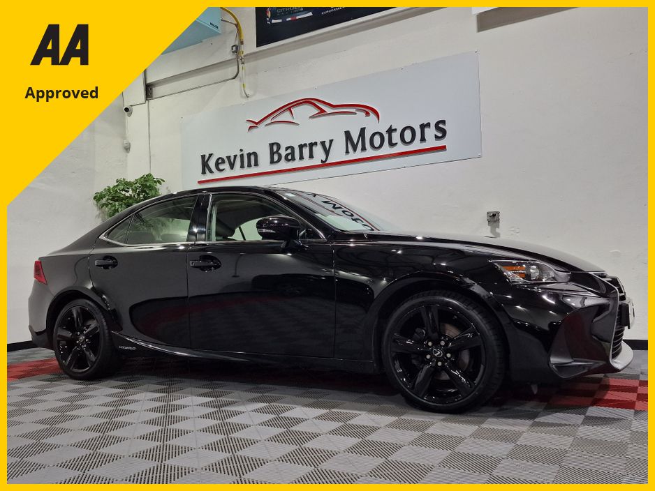 Image for 2017 Lexus IS 300h 2.5 HYBRID SPORT AUTOMATIC **HIGH SPEC / VERY LOW MILEAGE / FACELIFT MODEL / 18" GLOSS BLACK ALLOY WHEELS / ACTIVE RADAR CRUISE CONTROL / HALF LEATHER / HEATED FRONT SEATS / REVERSE CAMERA / SAT NAV**