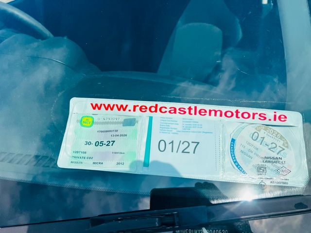 Image for 2012 Nissan Micra 1.2 XE 5DR