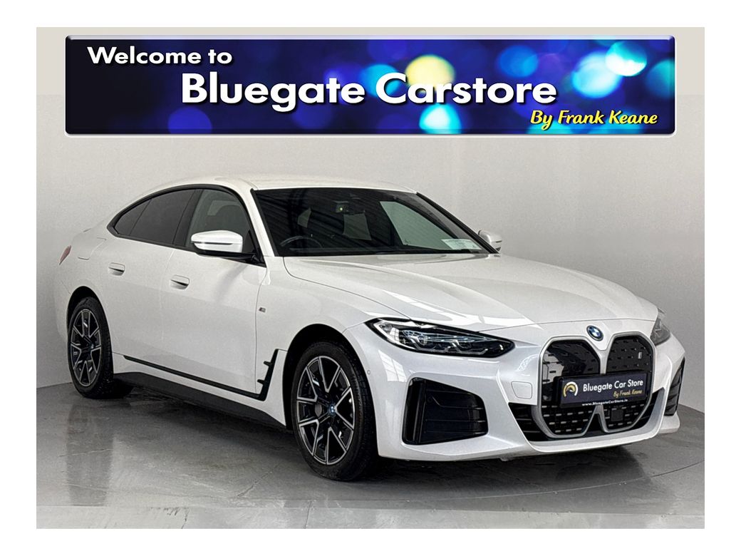 Image for 2022 BMW i4 EDRIVE40 M SPORT**FRONT HEATED SEATS**18 INCH ALLOYS**HALF LEATHER INTERIOR**TOUCH SCREEN INFOTAINMENT**REVERSE CAMERA**PARKING SENSORS**APPLE CARPLAY**ELECTRIC TAILGATE**KEYLESS START**