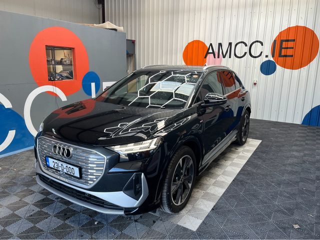 Image for 2023 Audi Q4 e-tron €32950 2023 AUDI Q4 E-TRON 40 S-LINE AUTOMATIC / CRUISE CONTROL / 360° CAMERA / ELECTRIC MEMORY & HEATED SEATS / PANORAMIC SUNROOF / PADDLE SHIFTERS / AMBIENT LIGHTS / APPLE CARPLAY AND MORE