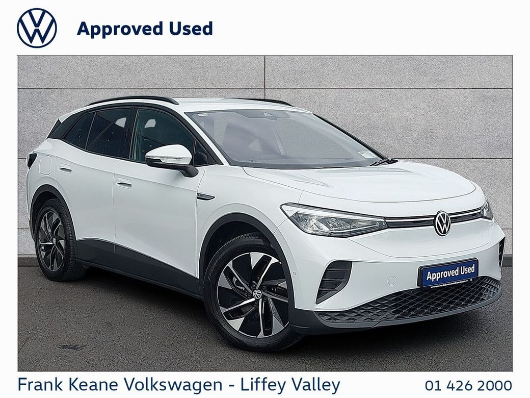 Image for 2024 Volkswagen ID.4 77KWH LIFE DX 174HP *PURE WHITE* *PARK CAMERA* *PRIVACY GLASS* *HEATED SEATS* *CARPLAY & ANDROID AUTO* * *BATTERY CERTIFIED* *PCP FINANCE FROM €343PM*