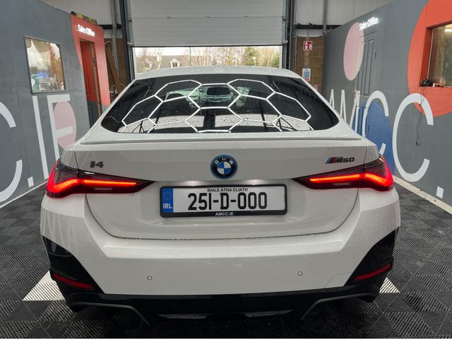Image for 2025 BMW i4 €58950 2025 BMW I4 M50 ONLY 9K KMS / CRUISE CONTROL / 360° PARKING CAMERA / ELECTRIC MEMORY & HEATED SEATS / HEATED STEERING WHEEL / APPLE CARPLAY / AMBIENT LIGHTS