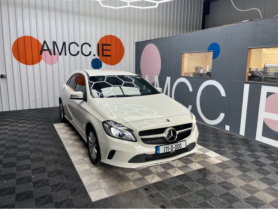 Image for 2017 Mercedes-Benz A Class €18950! 2017 MERCEDES A CLASS AUTOMATIC A180 1.6L PETROL / 40K KMS / ADAPTIVE CRUISE CONTROL, HEATED SEATS, REVERSE CAMERA & MORE