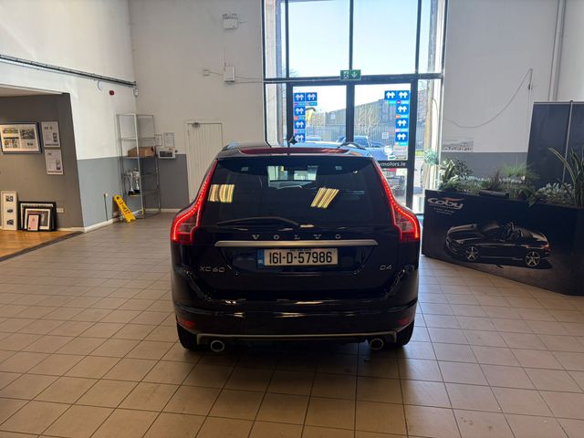 Image for 2016 Volvo XC60 2.0 D4 R-design NAV 190BHP 5DR AUTO. New NCT before collection, 2Keys, Alloy Wheels, Dual Climate Control, Sat Nav, Rear Parking Sensors, Cruise Control, Bluetooth, Half Leather, CD & more.