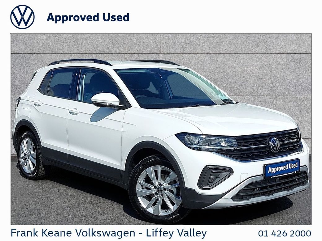 Image for 2025 Volkswagen T-Cross EDITION 75 1.0TSI 95BHP *PURE WHITE* *PRIVACY GLASS* *REAR VIEW CAMERA* *CARPLAY & ANDROID AUTO* *PCP FINANCE AVAILABLE*