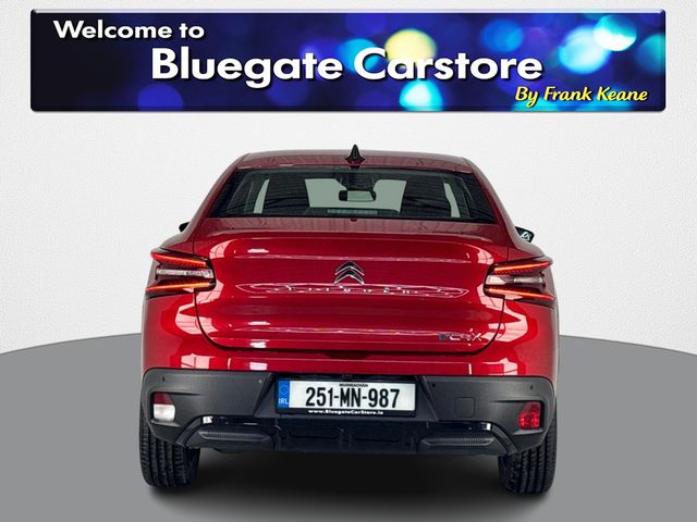 Image for 2025 Citroen Ami E -C4 X EFEEL PACK 50KWH**DIGITAL DASH**MULTIFUNCTIONAL STEERING WHEEL**KEYLESS START**DRIVE MODES**AIR CONDITIONING**REVERSE CAMERA**PARKING SENSORS**GREY CLOTH INTERIOR**FINANCE ARRANGED**