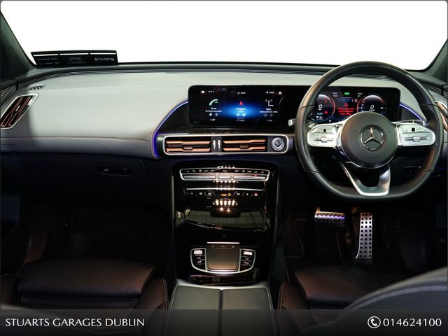 Image for 2023 Mercedes-Benz EQC **PREMIUM** EQC 400 AMG LINE: HYACINTH RED METALLIC WITH BLACK LEATHER, SUNROOF, 21” DIAMOND CUT TURBINE ALLOYS, SIDE RUNNING BOARDS, KEYLESS ENTRY