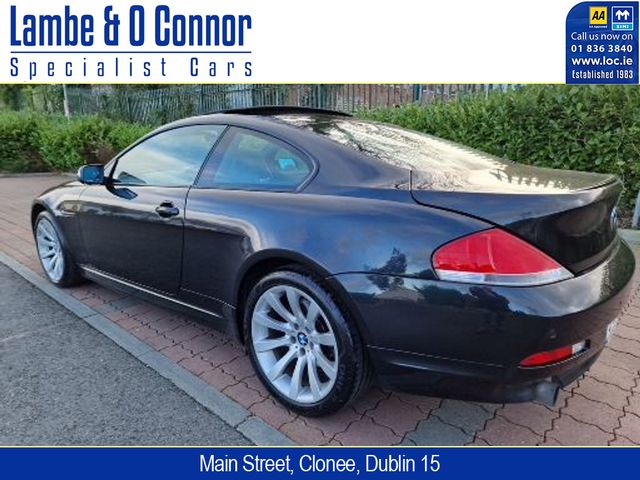 Image for 2007 BMW 6 Series 630I SPORT COUPE * PAN ROOF * SPORTS HEATED SEATS * BEST AVAILABLE *