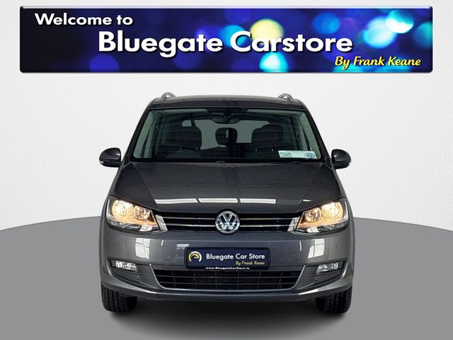 Image for 2018 Volkswagen Sharan BLUEMOTION 2.0 TDI MANUAL 150HP **FULL BLACK CLOTH INTERIOR**INFOTAINMENT SCREEN**REVERSE CAMERA**PARKING SENSORS**SLIDING REAR DOORS**16 INCH ALLOYS**ELECTRIC HANDBRAKE**AUTOHOLD**ISOFIX**