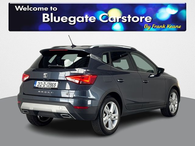 Image for 2021 SEAT Arona 1.0 TSI 110HP DSG FR**MULTIFUNCTIONAL STEERING WHEEL**HALF LEATHER HALF ALCANTARA INTERIOR**REVERSE CAMERA**APPLE CARPLAY**TOUCH SCREEN MEDIA DISPLAY**FINANCE ARRANGED**