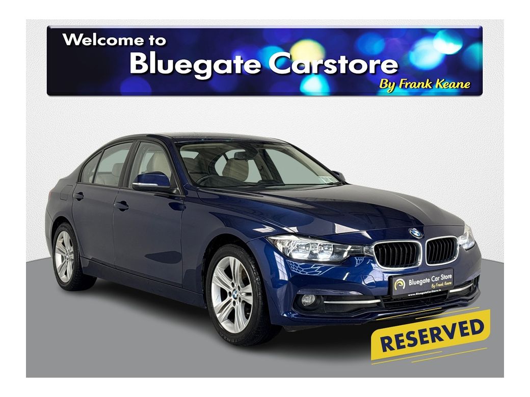 Image for 2016 BMW 3 Series 316D SPORT**MULTIFUNCTIONAL STEERING WHEEL**CREAM LEATHER INTERIOR**DUAL CLIMATE CONTROL**DIGITAL MEDIA DISPLAY**DRIVE MODES**PARKING SENSORS**KEYLESS START**ISOFIX**FINANCE AVAILABLE**