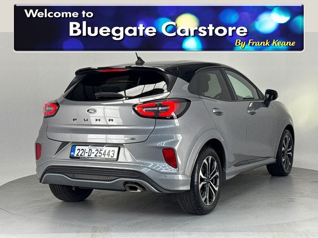 Image for 2022 Ford Puma ST-LINE 5DR 1.0T 125 MHEV**MULTIFUNCTIONAL STEERING WHEEL**DIGITAL DASH**TOUCH SCREEN MEDIA DISPLAY**PARKING SENSORS**NAVIGATION**AIR CONDITIONING**KEYLESS START**BLACK CLOTH INTERIOR**17INCH ALLOYS*