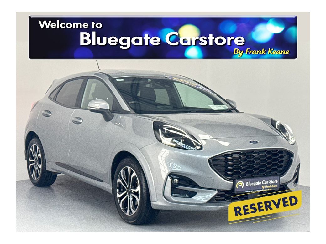 Image for 2022 Ford Puma ST-LINEDIGITAL DASH**MULTIFUNCTIONAL STEERING WHEEL**BLUETOOTH**TOUCH SCREEN MEDIA DISPLAY**SATNAV**PARKING SENSORS**CLOTH INTERIOR**AIR CONDITIONING**KEYLESS START**