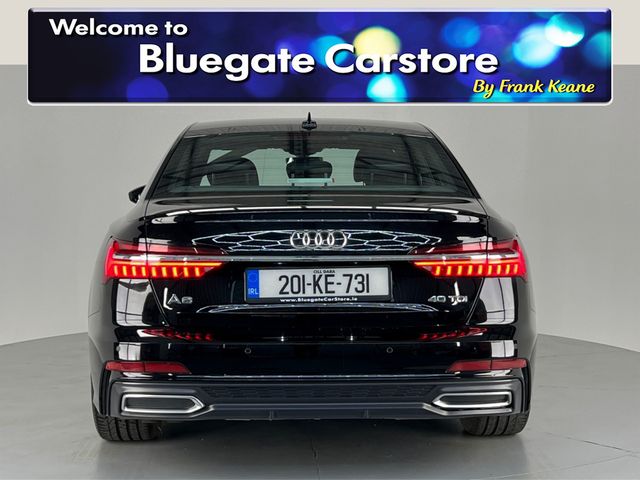 Image for 2020 Audi A6 LIMOUSINE 2.0 TDI 204BHP S-TRONIC S LINE**FRONT HEATED SEATS**HALF ALCANTARA HALF LEATHER INTERIOR**TOUCH SCREEN MEDIA DISPLAY**PARKING SENSORS**APPLE CARPLAY**DUAL CLIMATE CONTROL**KEYLESS START**