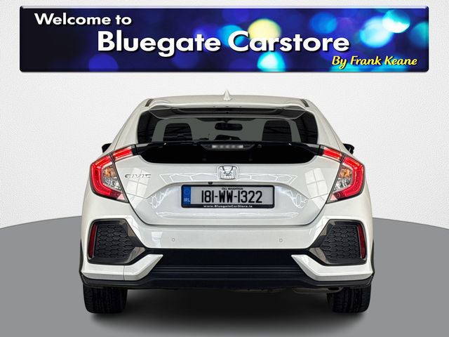 Image for 2018 Honda Civic 1.6 I-DTEC**NEW NCT**MULTIFUNCTIONAL STEERING WHEEL**DIGITAL DASH**TOUCH SCREEN MEDIA DISPLAY**REVERSE CAMERA**BLACK CLOTH INTERIOR**ELECTRIC HANDBRAKE**BLUETOOOTH**FINANCE ARRANGED**