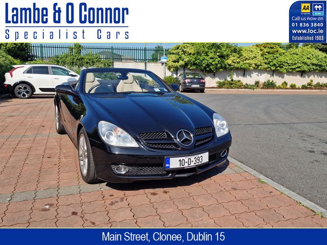 Image for 2010 Mercedes-Benz SLK Class SLK 200 K * OBSDIAN BLACK / BEIGE NAPPA LEATHER * REVERSE CAMERA * VERL LOW MILES WITH MERCEDES SERVICE RECORD * BEST AVAILABLE * 