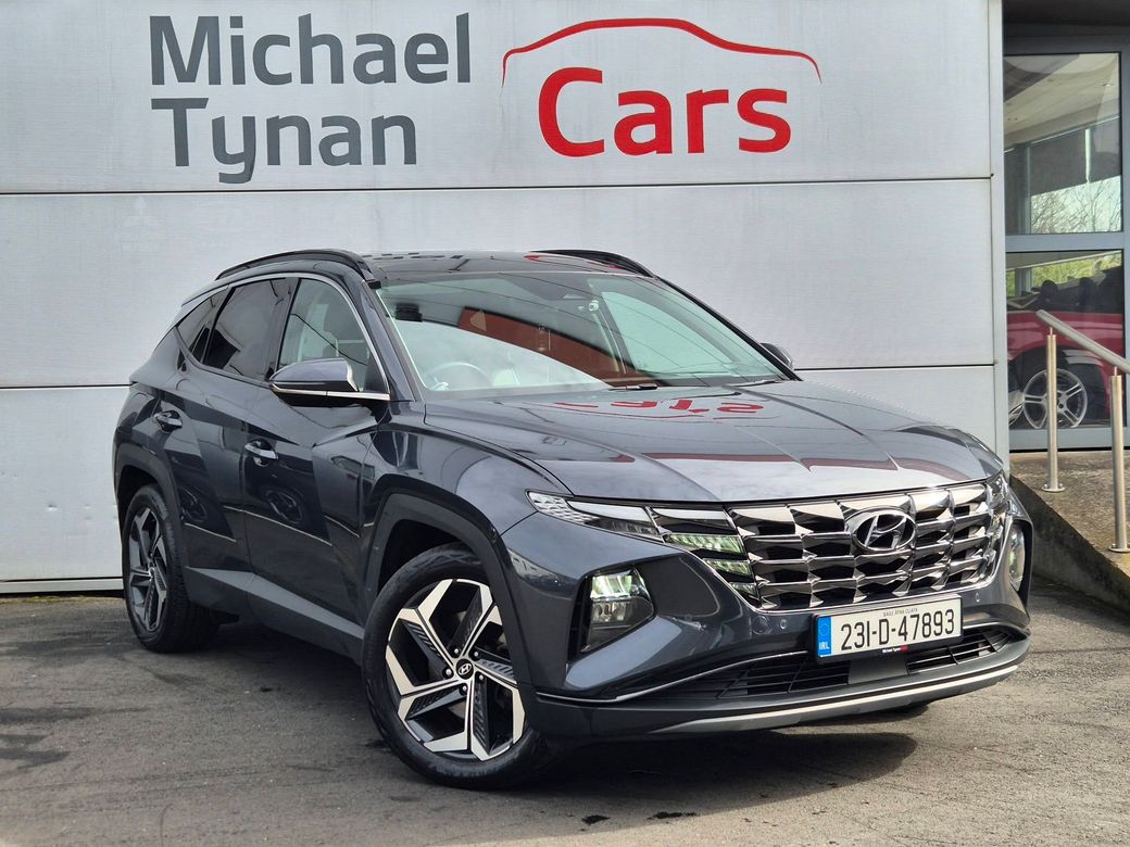 Image for 2023 Hyundai Tucson Ultimate S - 1.6 PHEV Auto (261bhp) Opening Panoramic Sunroof, Grey Leather, 19” Diamond Cut Alloys - First Reg in February 2023 - Trade in Price €34, 888.