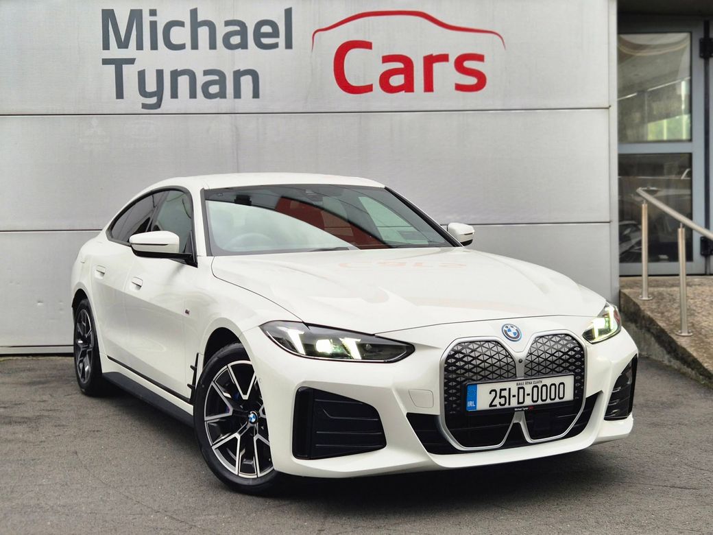 Image for 2025 BMW i4 M Sport eDrive 35 (335bhp) 18" Alloys, Grey M Sports Seats, CarPlay, 360 Camera, Privacy Glass - First Reg in December 2025 - Trade in Price €43, 888