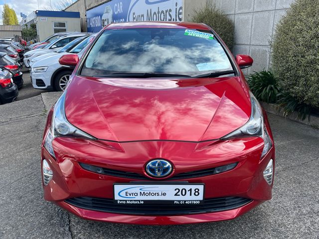 Image for 2018 Toyota Prius TOURING SELECTION AUTOMATIC HYBRID 1.8 PETROL //HIGH SPEC//FULL LEATHER HEATED SEATS//HEAD UP DISPLAY//ADAPTIVE CRUISE CONTROL//REVERSE CAMERA//
