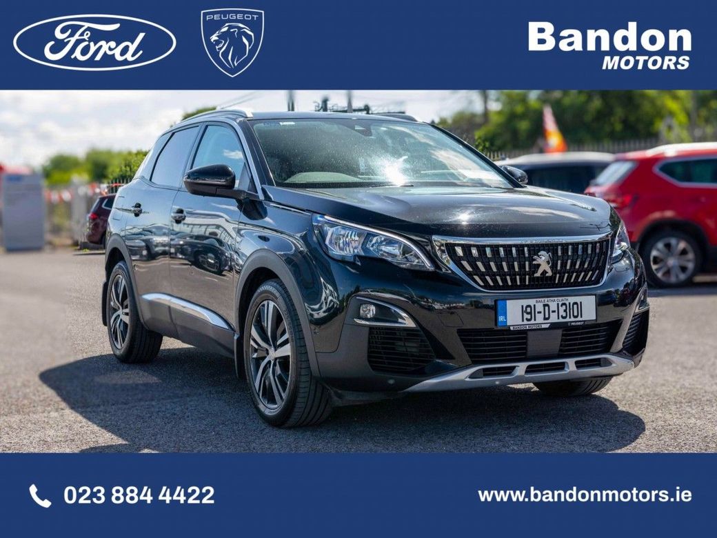 Image for 2019 Peugeot 3008 2019 Peugeot 3008 Black 1.5 BlueHDi 130bhp Allure Auto