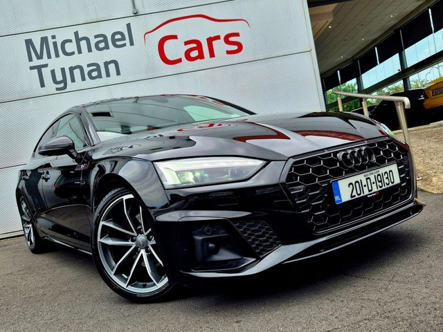Image for 2020 Audi A5 2.0 Diesel 35 S Line Sportback Automatic, 19" Alloys, Privacy Glass, Dechrome, 1/2 Leather, Heated Seats, CarPlay, Camera, Electric Tailgate