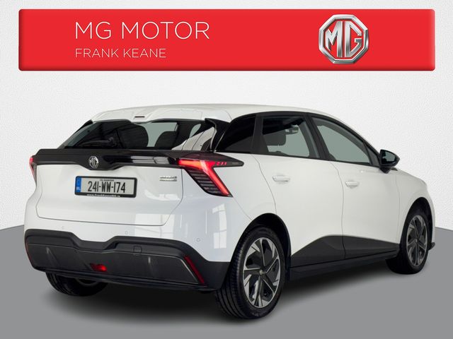 Image for 2024 MG 4 ELECTRIC LR - EXCITE 64KWH**5DR AUTO **FULL BLACK CLOTH INTERIOR**KEYLESS IGNITION**ANDROID AUTO**APPLE CARPLAY**TOUCHSCREEN INFOTAINMENT**DIGITAL DASHBOARD**REVERSE SENSORS**ELECTRONIC HANDBRAKE**