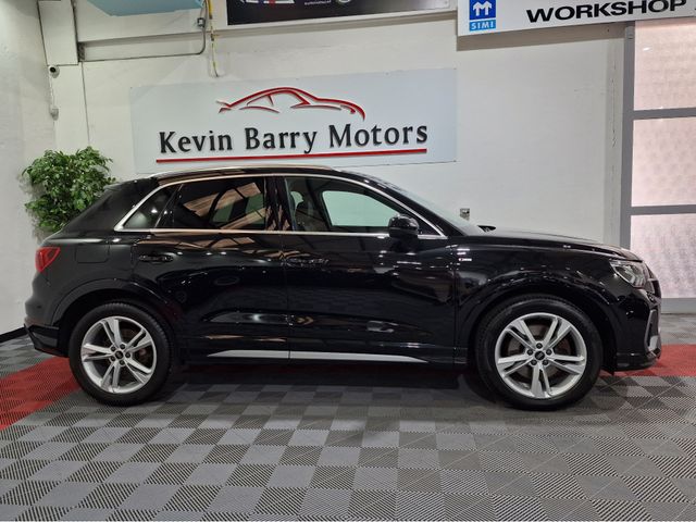 Image for 2022 Audi Q3 45 TFSIe S LINE (PLUG IN HYBRID) 245BHP AUTOMATIC **ONE OWNER / 19" ALLOYS / CRUISE CONTROL / HALF LEATHER / HEATED FRONT SEATS / SAT NAV / SONOS PREMIUM SOUND / REVERSE CAMERA / REAR SUN PROTECTION**