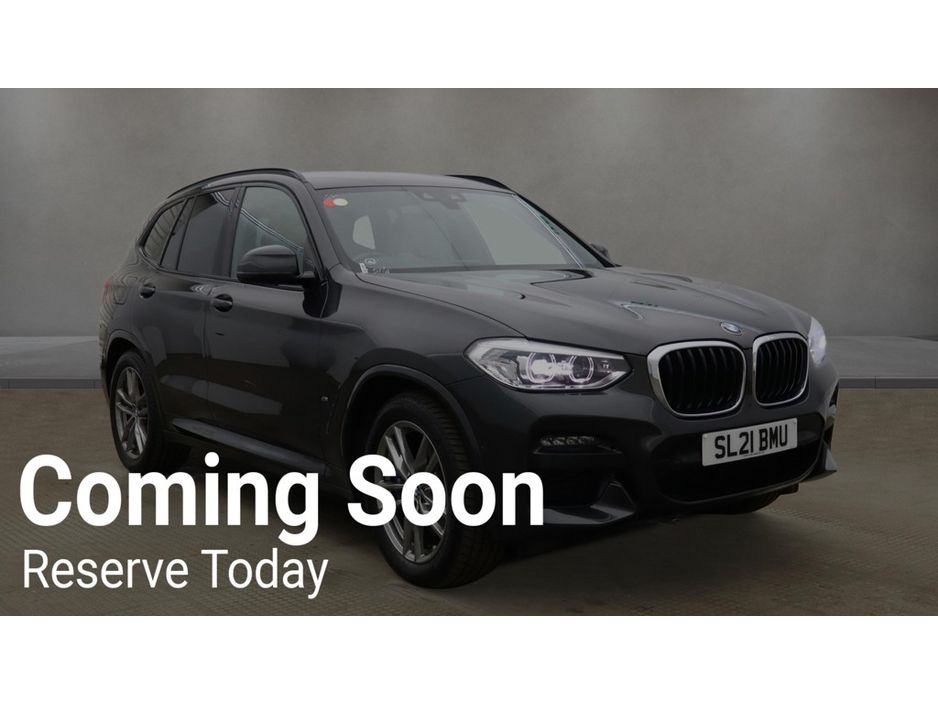 Image for 2021 BMW X3 30E M SPORT (OYSTER LEATHER) X-DRIVE AUTOMATIC **ONE OWNER / APPLE CARPLAY / COMFORT ACCESS / ELECTRIC BOOTLID / HEATED STEERING WHEEL / SAT NAV / REVERSE CAMERA / WIRELESS PHONE CHARGING**
