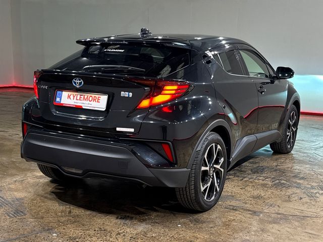 Image for 2021 Toyota C-HR 1.8 HYBRID AUTOMATIC - G SPEC - BLACK/BROWN HALF LEATHER - 18'' UPGRADED FACTORY ALLOYS - CRUISE CONTROL - AUTO HEADLIGHT - REAR CAMERA/PARKING RADAR