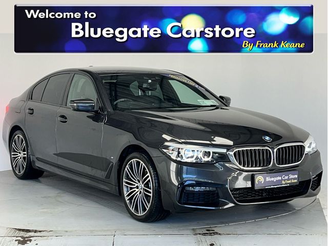 Image for 2019 BMW 5 Series E G30 M SPORT**DIGITAL DASH**BLACK LEATHER INTERIOR**FRONT HEATED SEATS**TOUCH SCREEN INFOTAINMENT**APPLE CARPLAY**SATNAV**REVERSE CAMERA**PARKING SENSORS**M SPORT ALLOYS**DRIVE MODES**