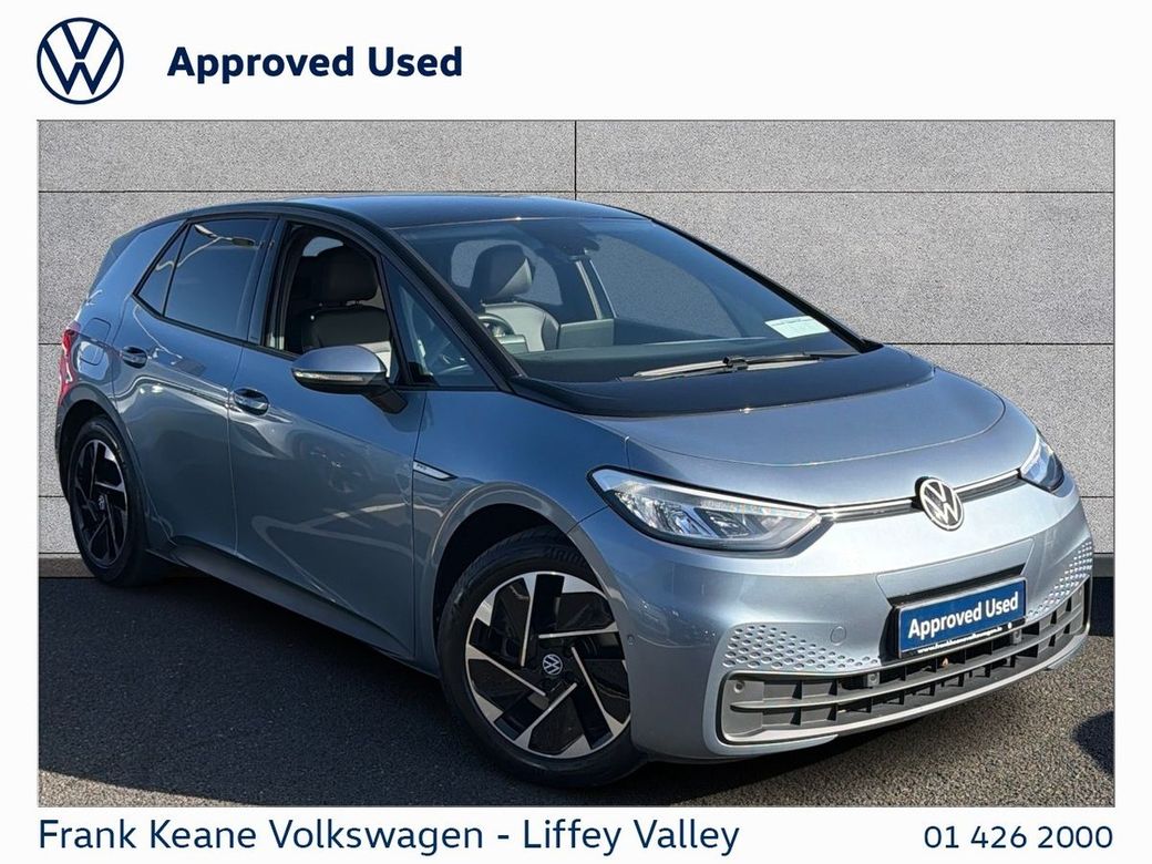 Image for 2021 Volkswagen ID.3 58KWH FAMILY 145HP *DUE SOON* *STONEWASH BLUE* *PANORAMIC GLASS ROOF* *IQ HEADLIGHTS* *18" ALLOYS* *PRIVACY GLASS* *HEATED SEATS* *BATTERY CERTIFIED* *PCP FINANCE AVAILABLE*