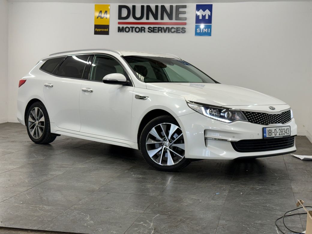 Image for 2018 Kia Optima **SPORTWAGON EX **2 KEYS **LANE ASSIST **APPLE CAR PLAY / ANDROID AUTO RADIO **CRUISE CONTROL **REVERSING CAMERA **PARKING SENSORS **DUAL DIGITAL CLIMATE CONTROL **AUTO START STOP **AUTO HOLD **VOICE