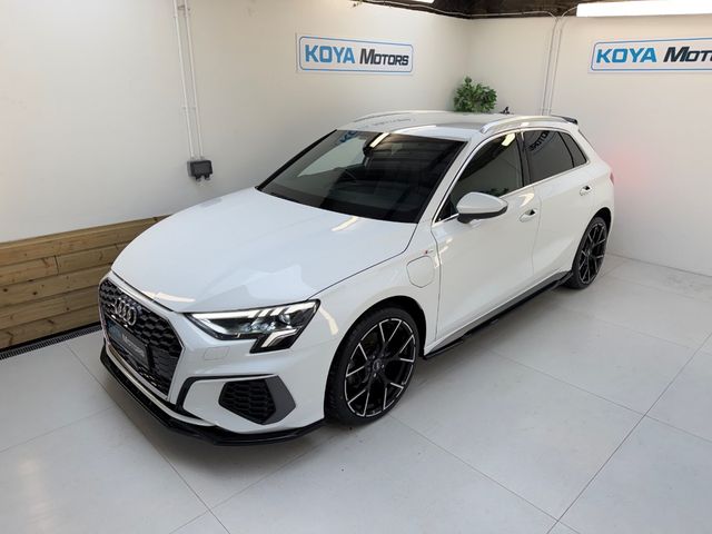 Image for 2024 Audi A3 1.4 40 TFSI-E S-LINE SPORTBACK 204 BHP PETROL HYBRID AUTOMATIC // FULL BLACK EDITION // VIRTUAL DASH // LED DYNAMIC LIGHTING // APPLE CARPLAY // STUNNING CAR MUST BE SEEN // AA APPROVED DEALER 2026